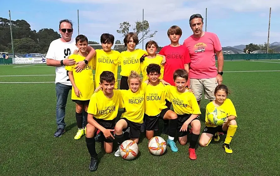 El Siete Villas fue segundo en benjamines. R.A.