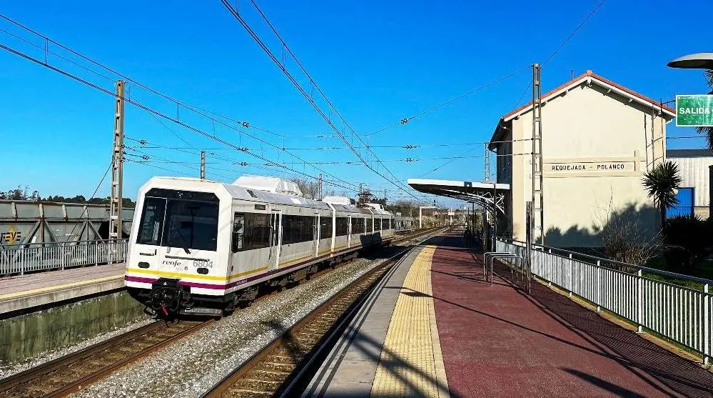 Estación de Requejada, en Polanco. R.A.