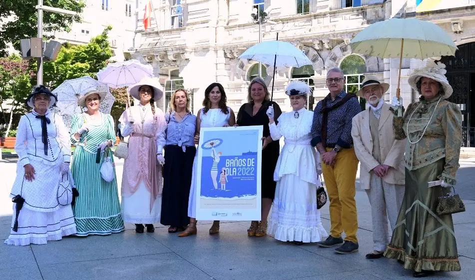 Presentación de los Baños de Ola en Santander.