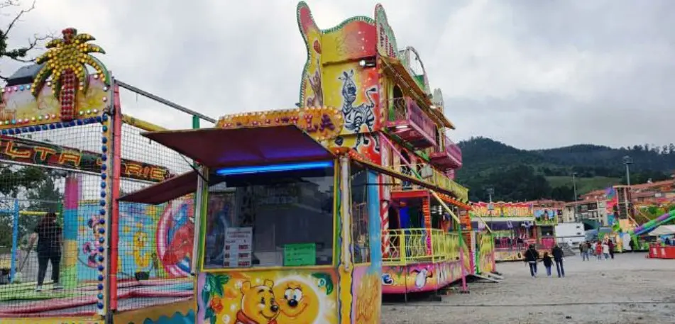 Ferias en las fiestas del Perpetuo Socorro, en Santa María de Cayón.