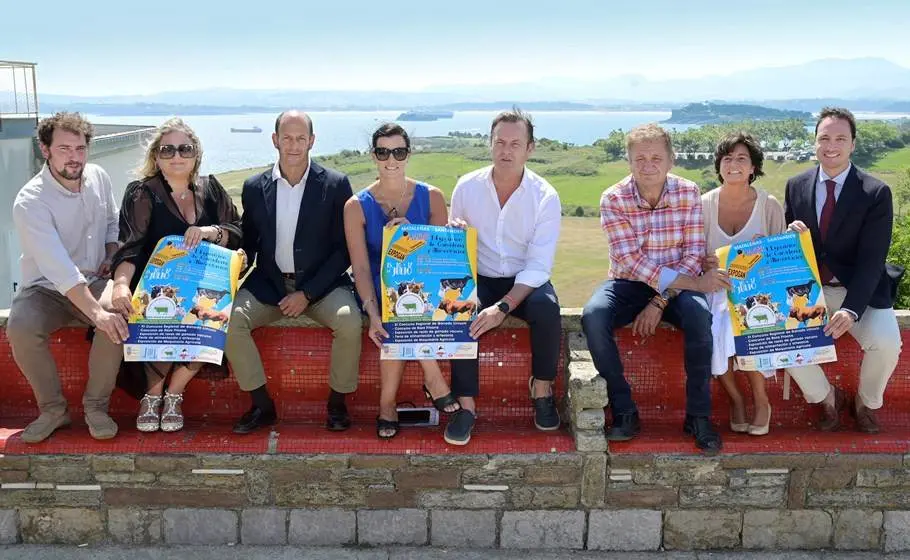 Presentación del primer Concurso-exposición de ganado en Mataleñas, en Santander.