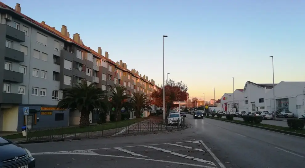 Viviendas en la zona del Alisal, en Santander.