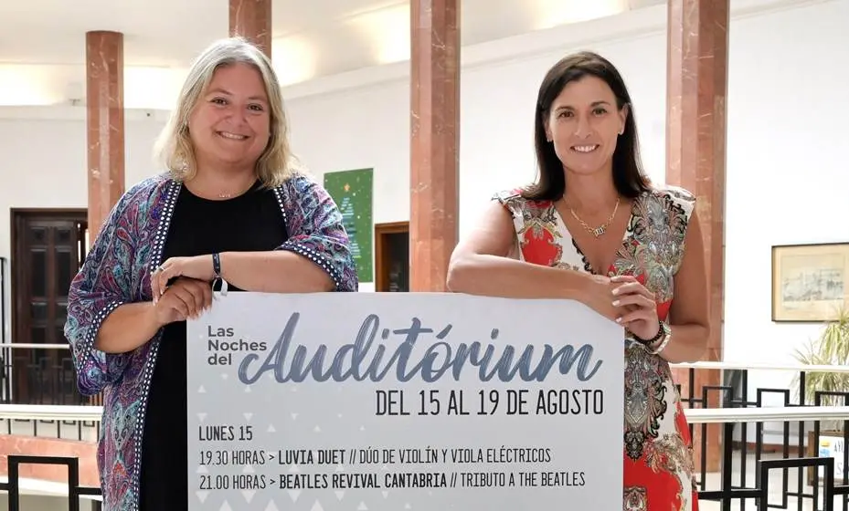 Presentación de los conciertos en el Auditórium de Santander.