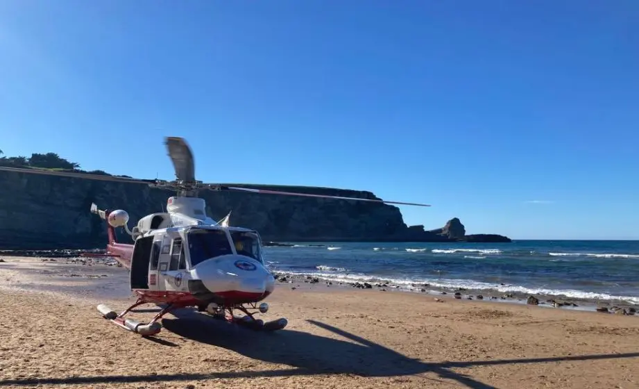 Playa de Langre, en Ribamontán al mar, donde tuvo lugar el suceso.