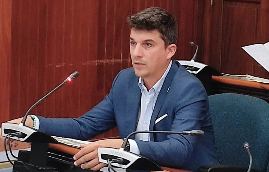 El edil del PSOE en el Consistorio de Santander, Daniel Fernández.