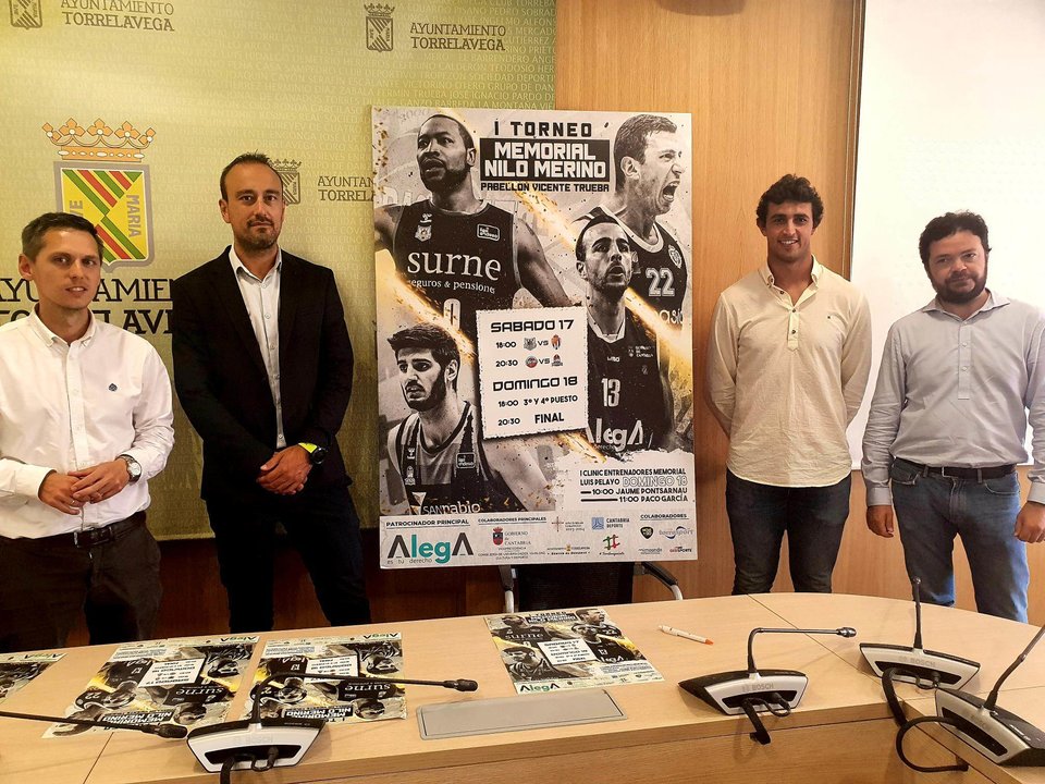 Presentado el primer Torneo  Nilo Merino de Baloncesto en Torrelavega.