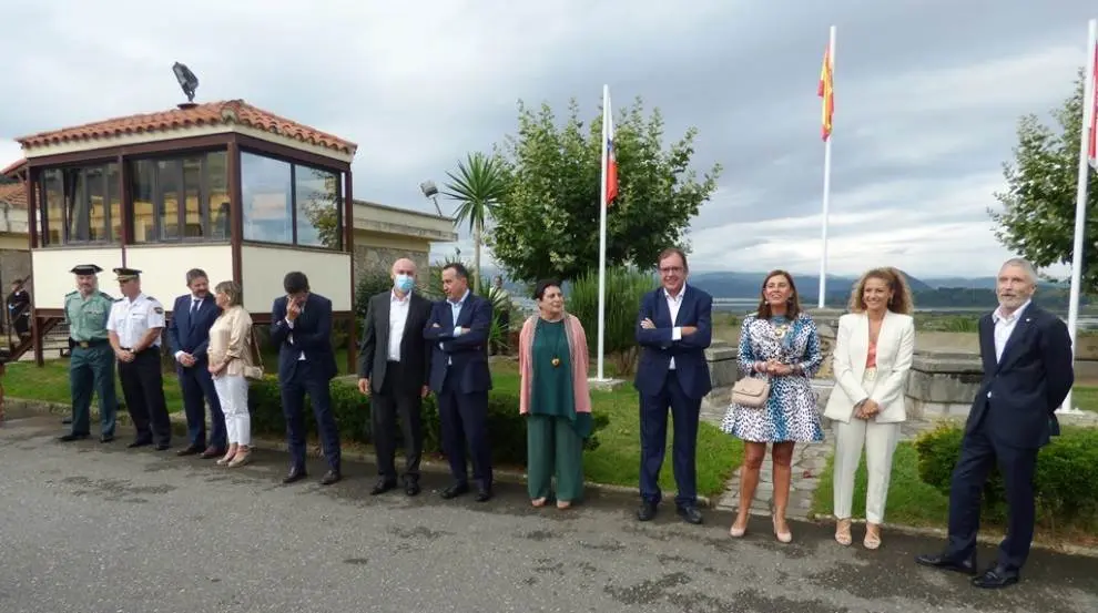 Llegada de las autoridades al penal El Dueso. R.A.