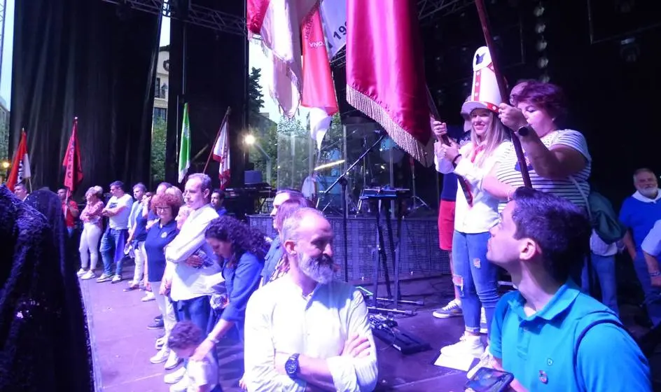 El escenario de la Plaza de San Antonio. R.A.