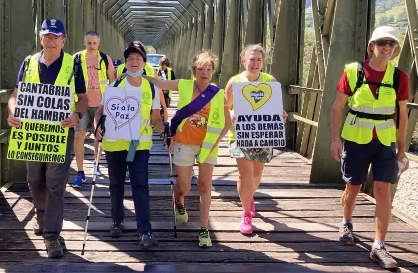 Marcha Solidaria por el 0,77 por ciento.