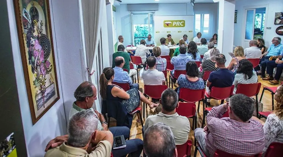 Reunión de representantes del PRC.