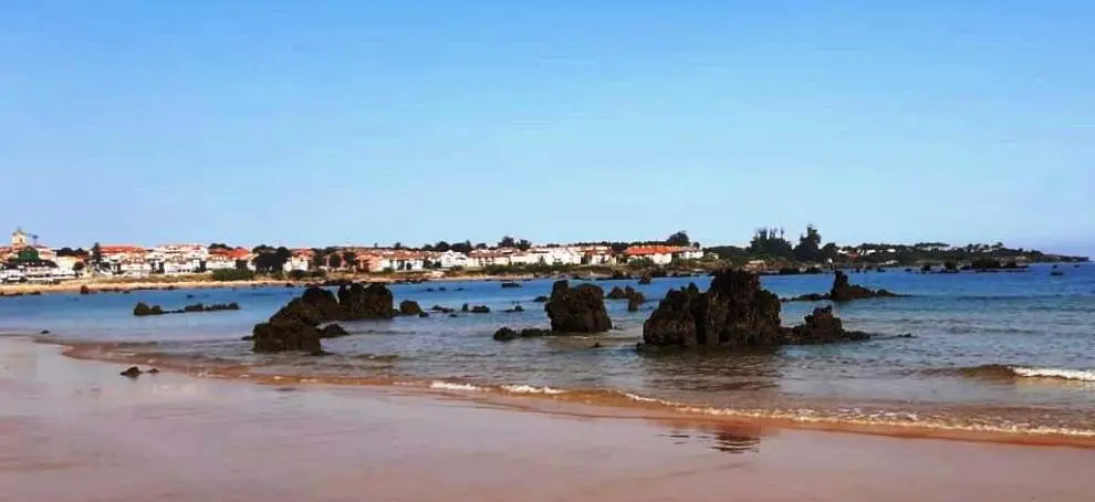 Playa de Trengandín, en Noja. R.A.