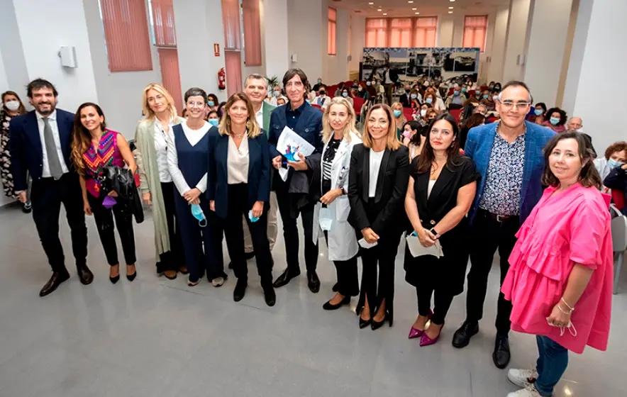 las autoridades políticas y sanitarias presentaron el proyecto Mentte en el Hospital Valdecilla.