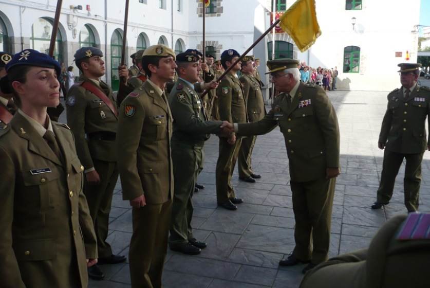 Acto de inauguración del curso en el Patronato Militar Virgen del Puerto. R.A.