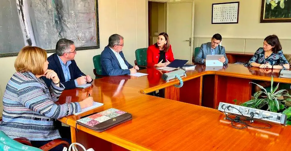 Reunión entre la Consejería y la Universidad de Cantabria.