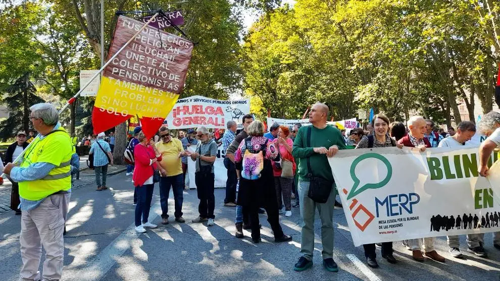 Los manifestantes partieron de la Plaza de Neptuno.