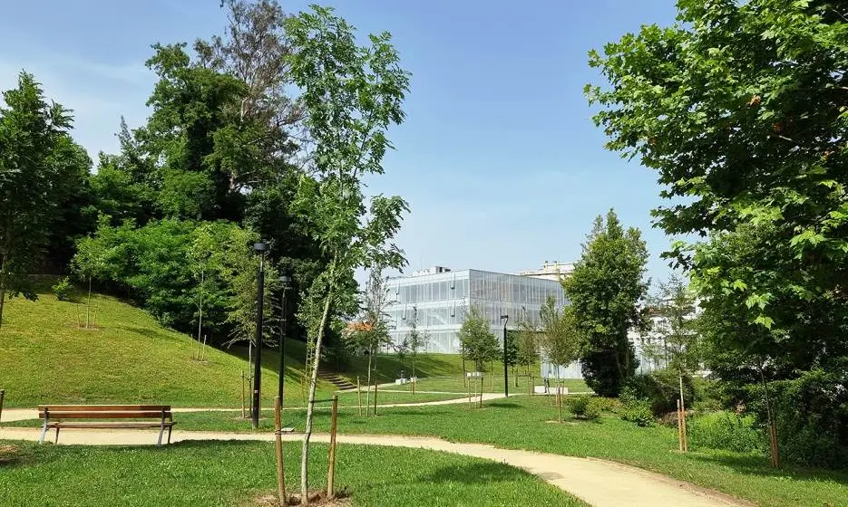 Parque de Miravalles, en Torrelavega.