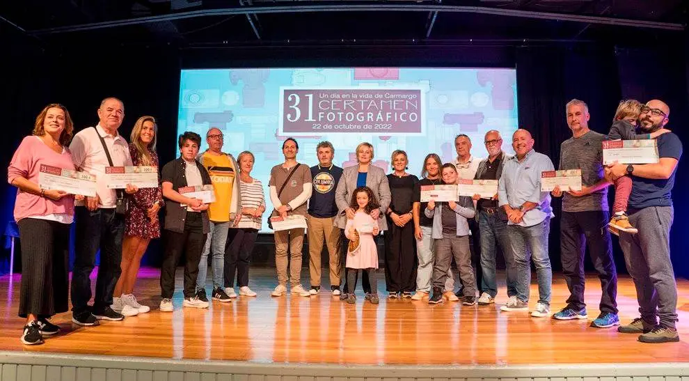 Entrega de premios del certamen de fotografía en Camargo.