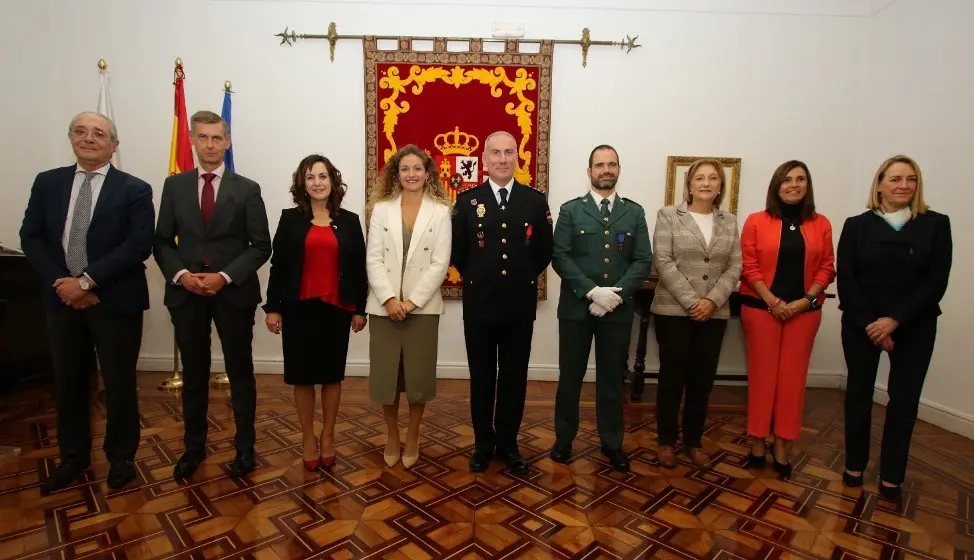 Acto de entrega de las medallas de Protección Civil.