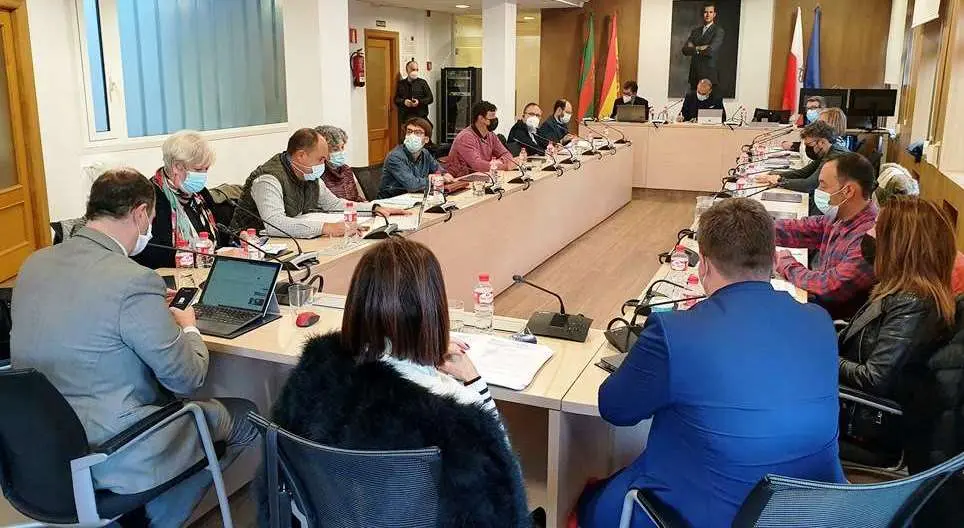 Los Grupos políticos en el Pleno de Torrelavega.