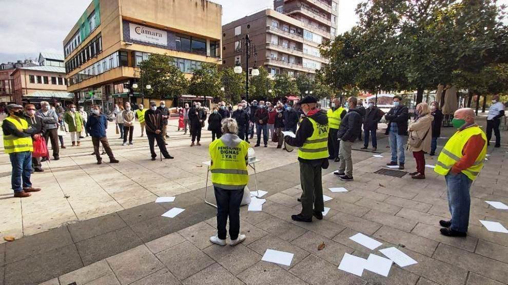 Movilización de los pensionistas en Cantabria. facebook