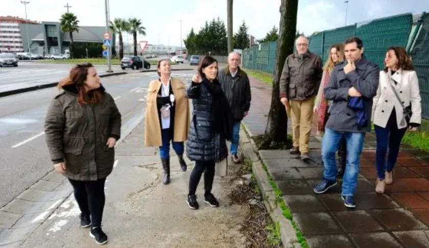 La alcaldesa de Santander, Gema Igual, visita Nueva Montaña.