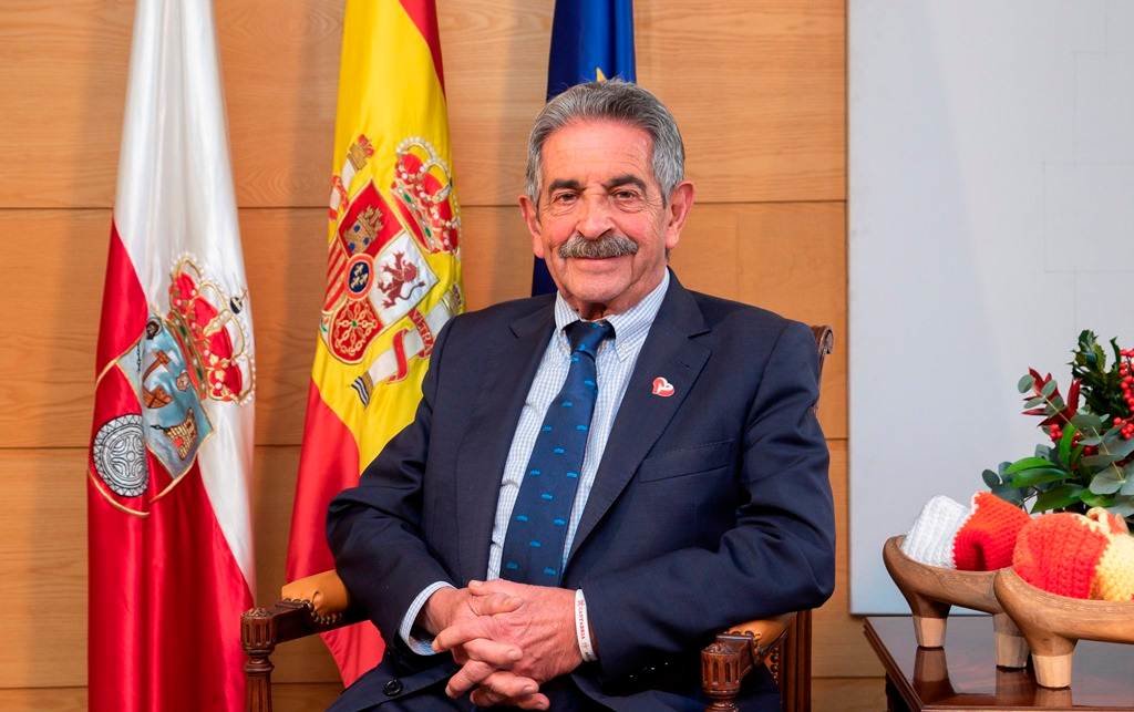 El presidente de Cantabria, Miguel Ángel Revilla, ofreció su mensaje de Navidad.