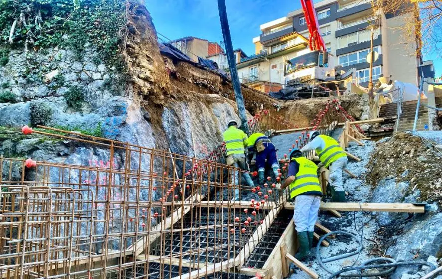 En ejecución las obras en el parque de