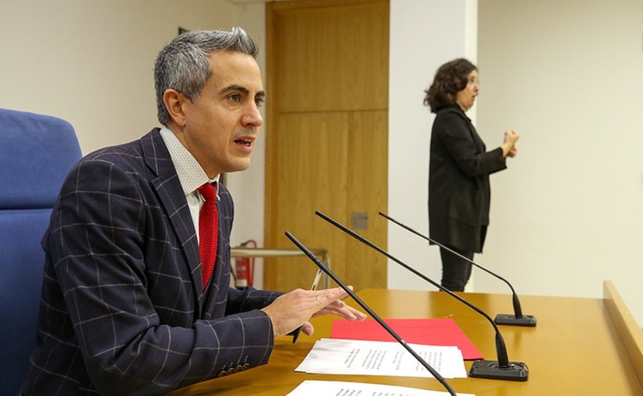 El vicepresidente regional, Pablo Zuloaga, tras en Consejo de Gobierno.
