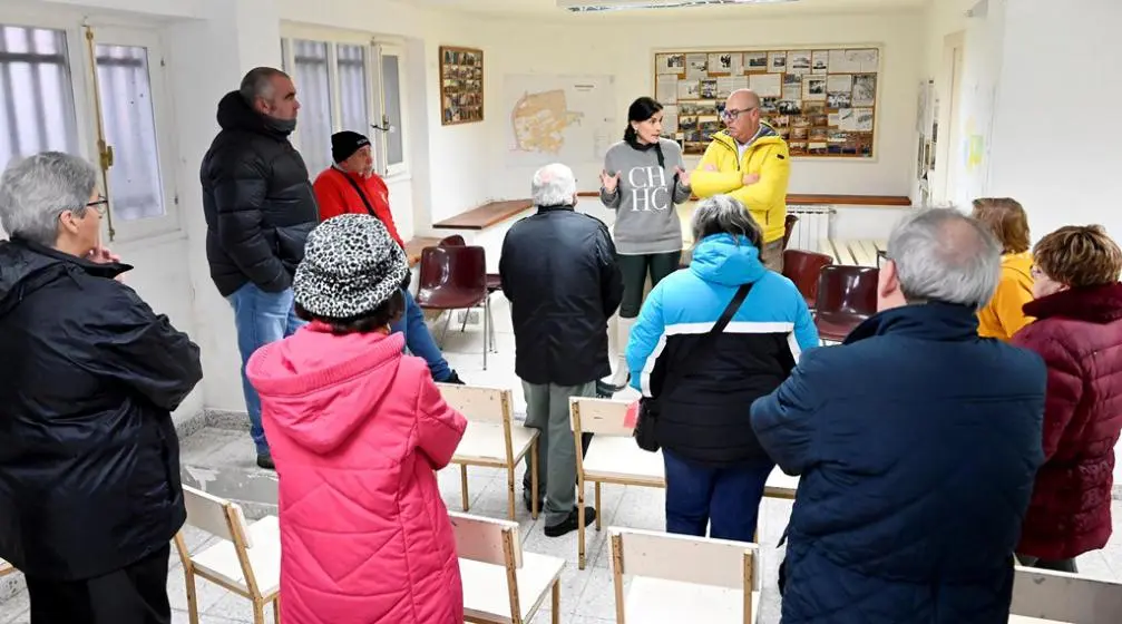 Encuentro con los vecinos de la Bajada de Rumayor., en Santander.