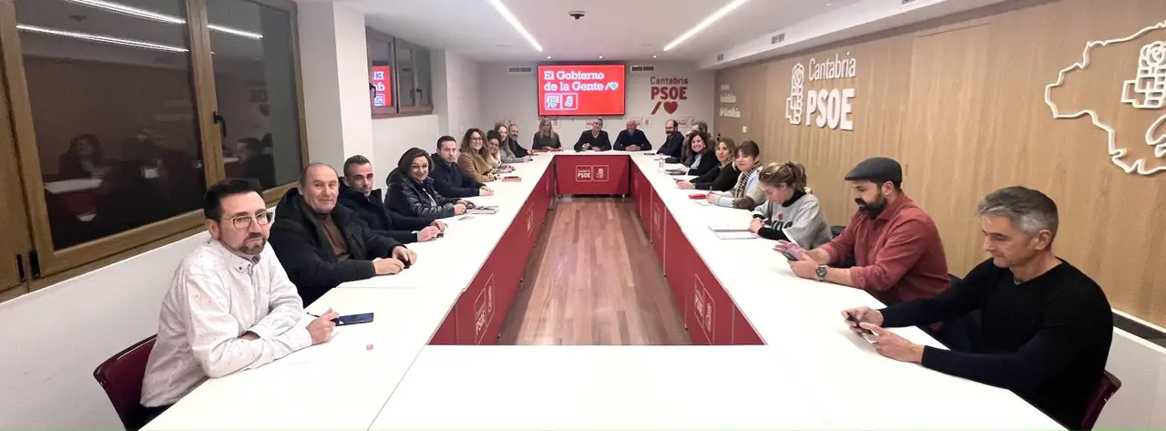 Representantes socialistas de Cantabria.