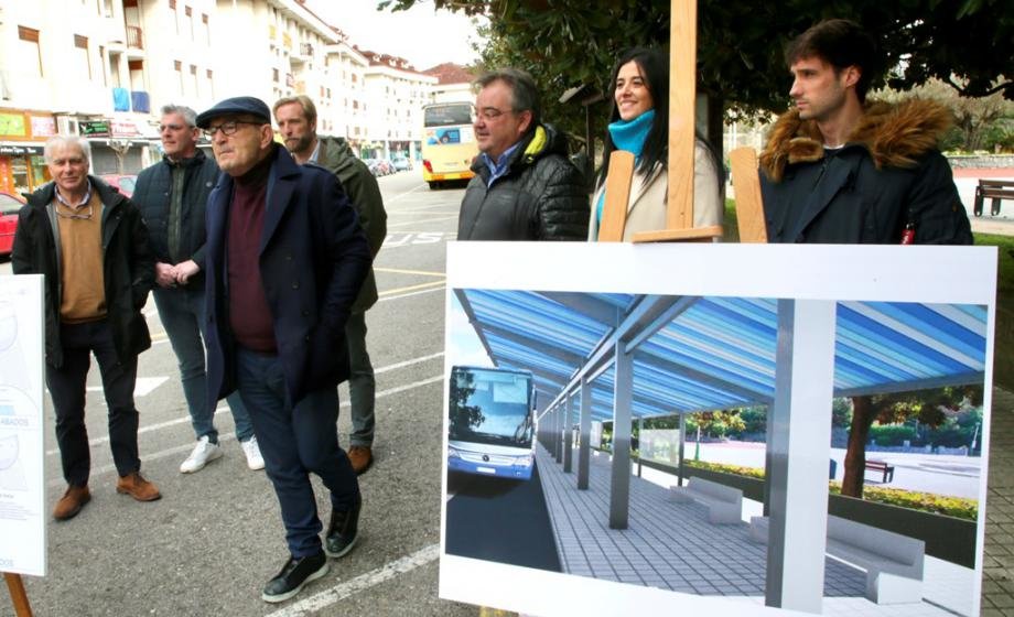 Presentación del proyecto dela terminal de autobús en Noja.