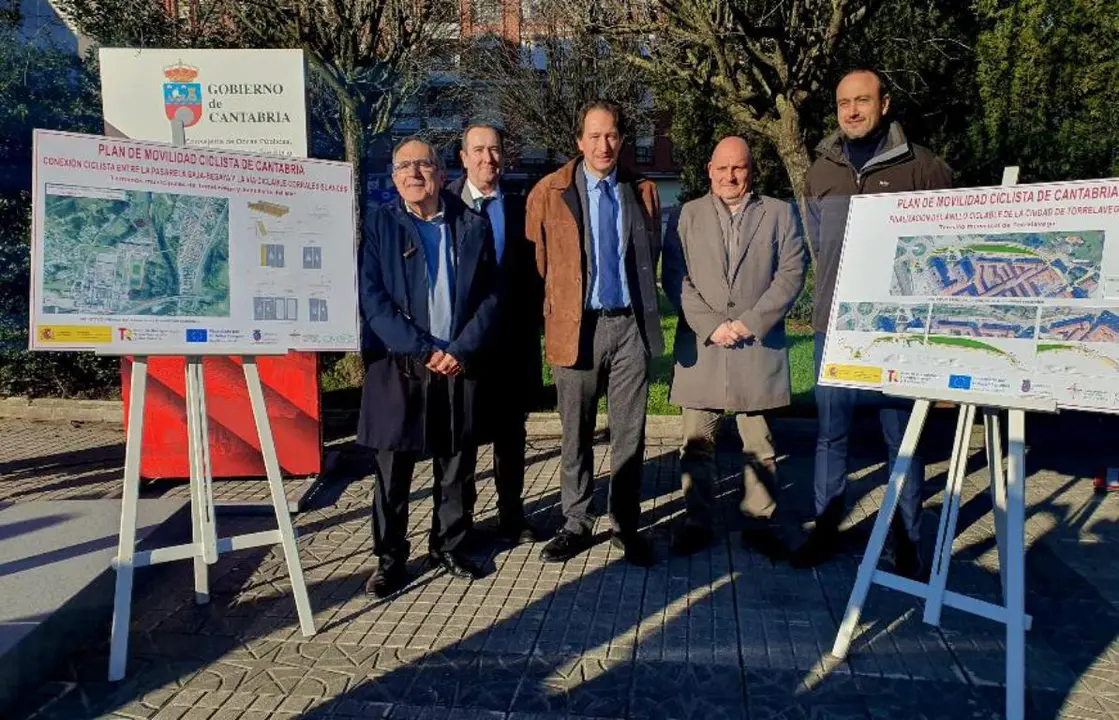 Presentaci&oacute;n de las senda ciclables en Torrelavega.