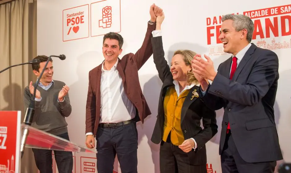 Presentación del candidato socialista, Daniel Fernández, a la Alcaldía de Santander.