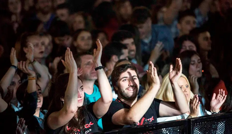 Público en el Camargo Rock.