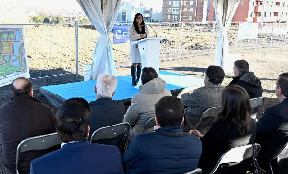 Presentación del proyecto de urbanización en El Alisal, en Santander.