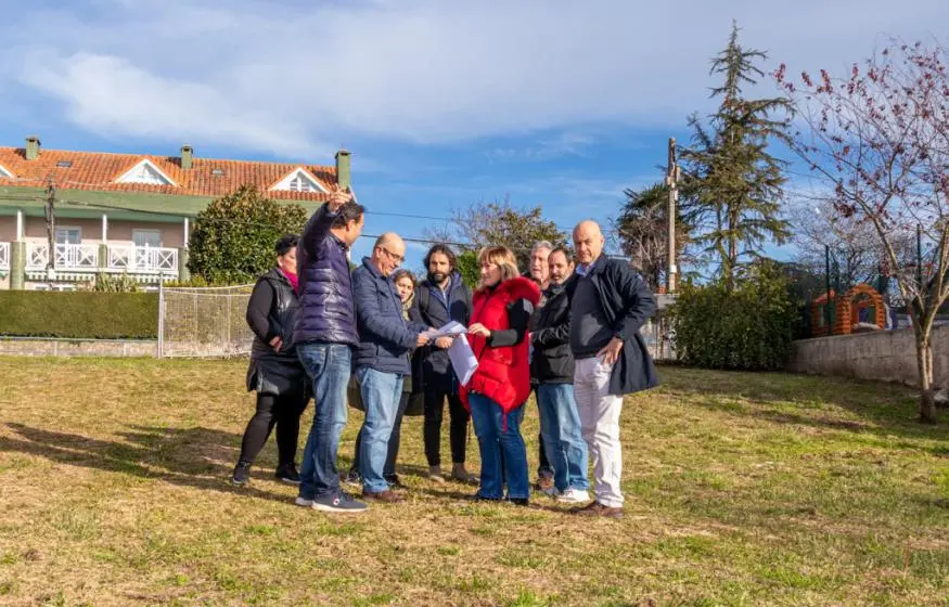 Terreno donde se construirá el centro social de Polanco.