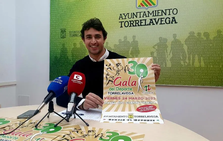 Presentación de la Gala del Deporte en Torrelavega.