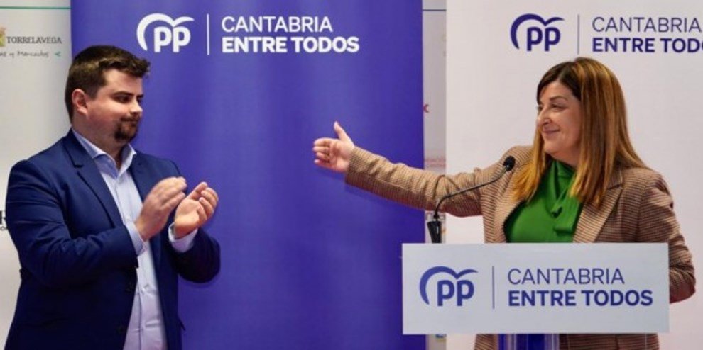 Un momento de la presentación del candidato del PP a la Alcaldía de Torrelavega.