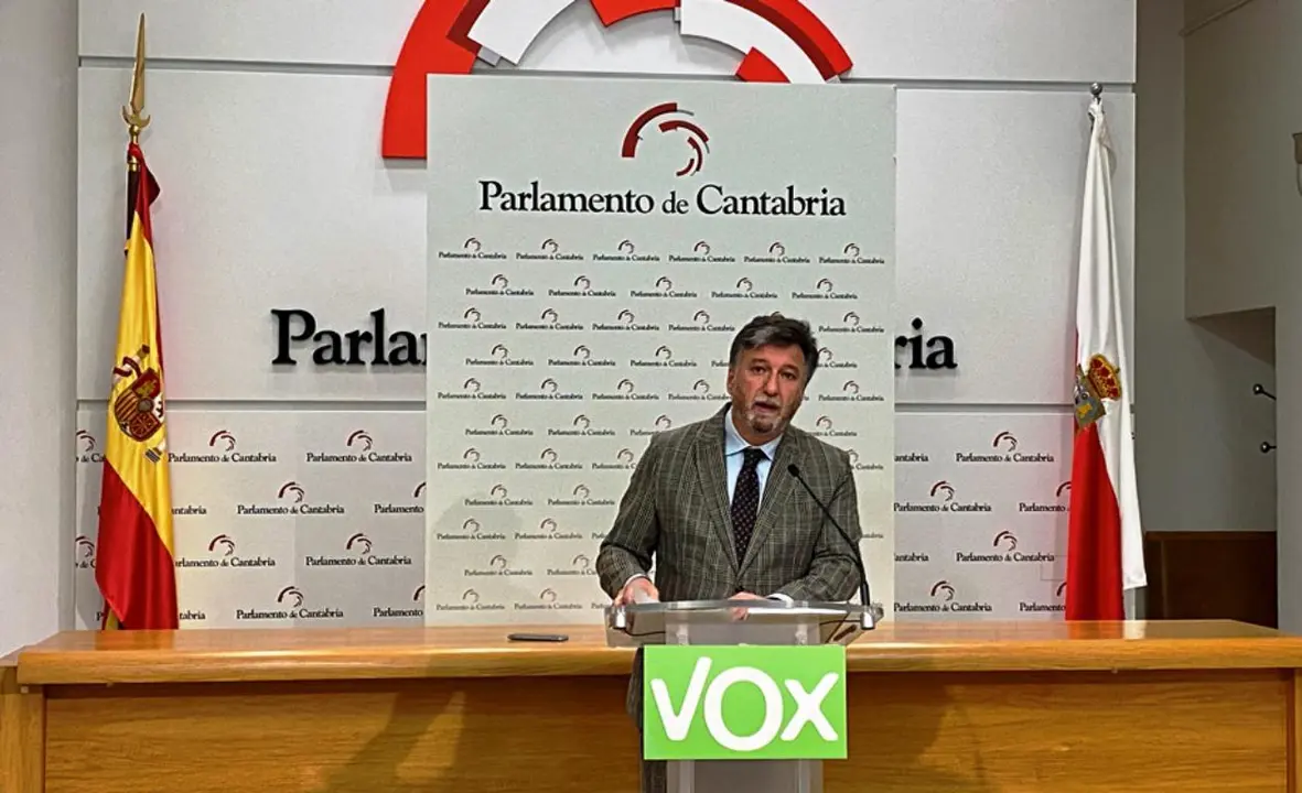 El diputado regional de Vox, Cristóbal Palacio.