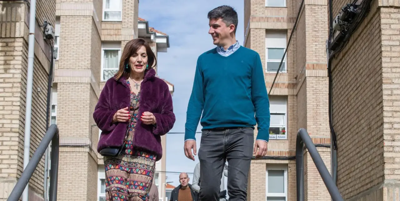 Daniel Fernández y Ana Belén Álvarez en Monte.