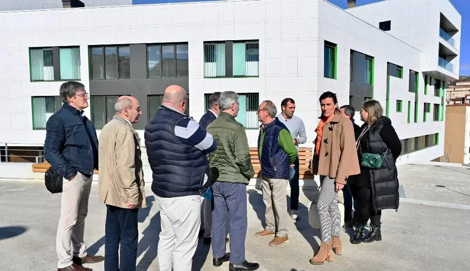 Las 66 viviendas de promoción oficial en la calle Alta, en Santander.