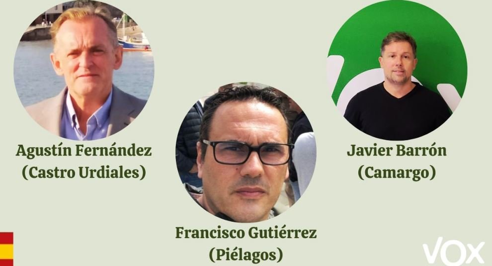 Vox presenta a sus candidatos en tres municipios de Cantabria.