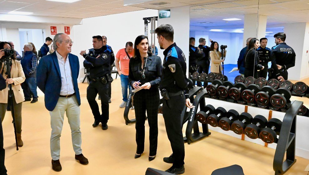 Visita a las nuevas instalaciones de la Policía Local en Santander.