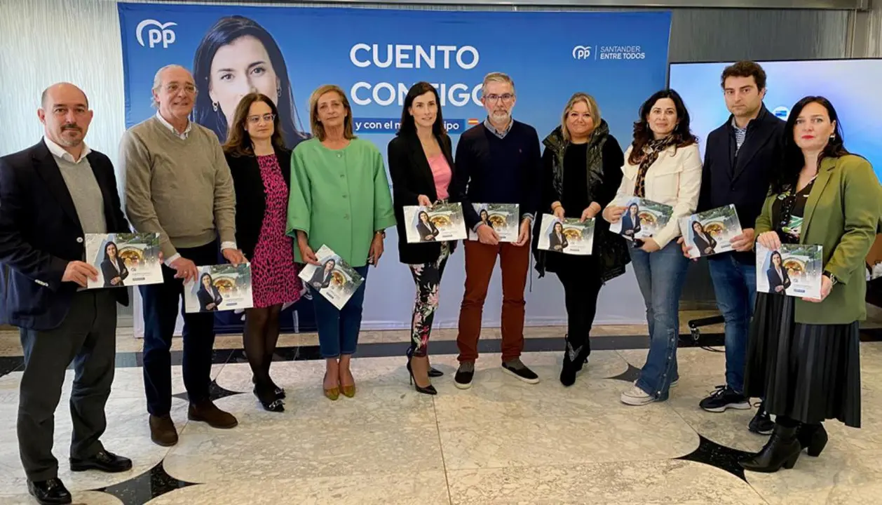 Presentación de la gestión del PP en Santander.