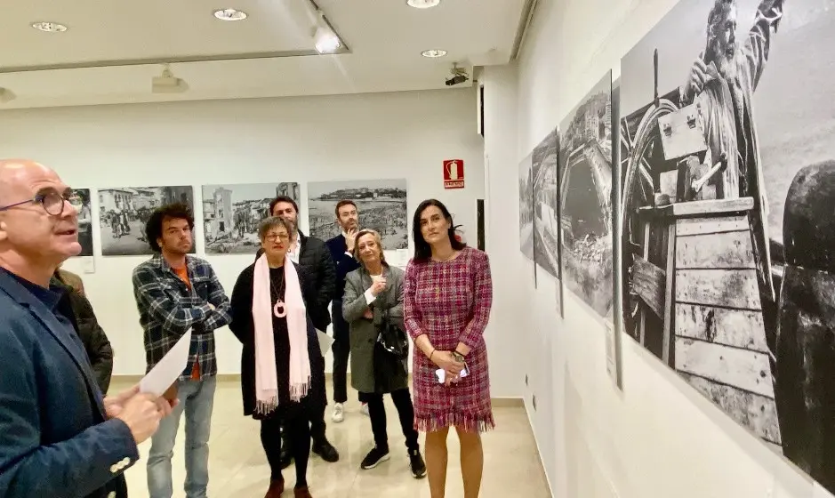 Presentación del programa de muestras en El Casino del Sardinero, en Santander.