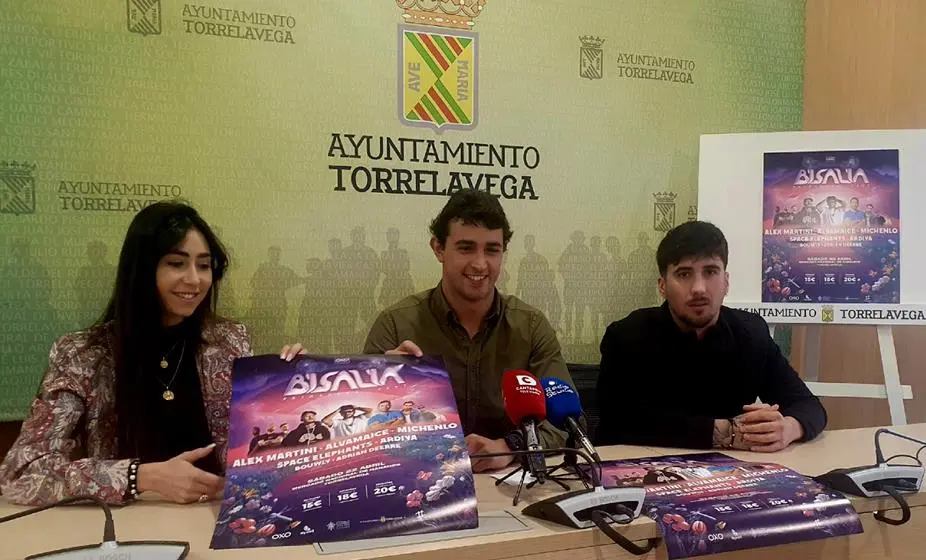 Presentación del Festival Bisalia en Torrelavega.