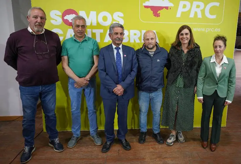 Candidatos de la Comarca de Iguña por el PRC.