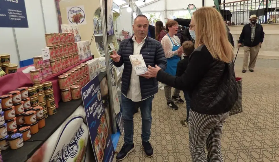 Stand de la conservera del año pasado en la Feria. R.A.