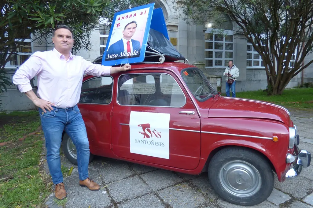 El candidato de Santoñeses a la Alcaldía de Santoña, Jesús Gullart. R.A.