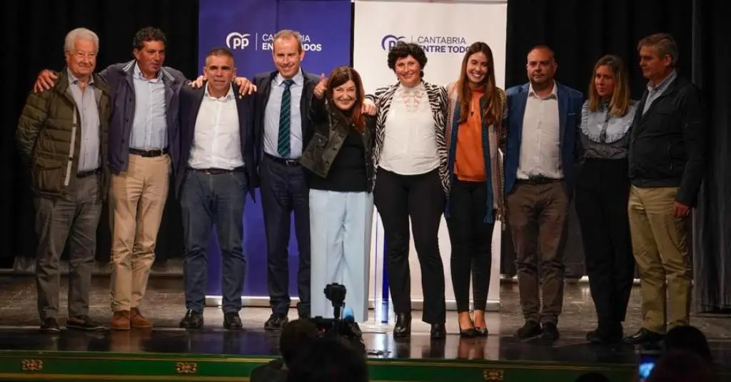 Candidatos del PP en la zona de Siete Villas.